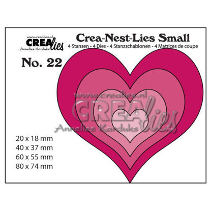 Picture of 4x Hearts - Crea-Nest-Lies Small dies