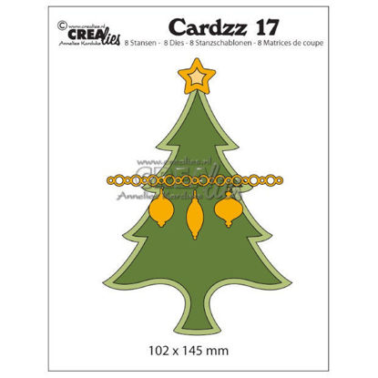Afbeeldingen van Kerstboom (kaartformaat) - Cardzz stansen