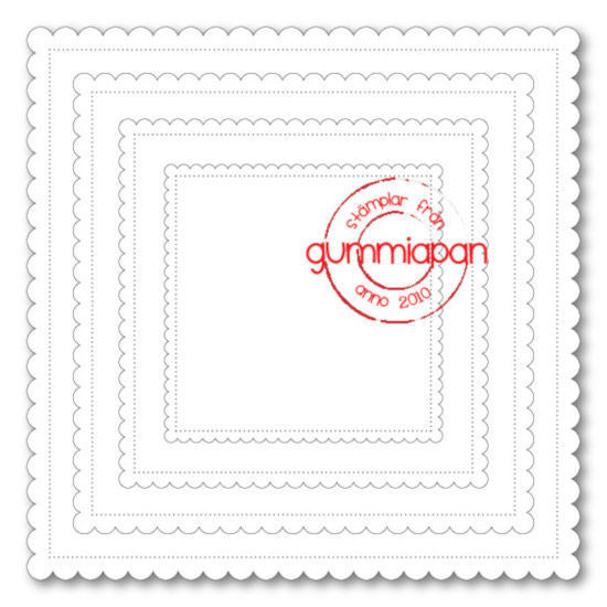 Picture of Scalloped Squares - Dies