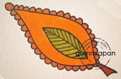 Picture of Blad met rand - stempel (normaal €2,00)