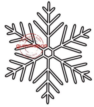 Picture of Snowflake #M - stempel (normaal €2,00)