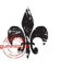 Afbeeldingen van Middelgrote fleur de lis - stempel (normaal €1,50)