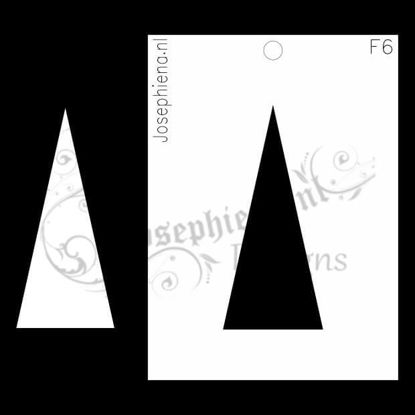 Driehoek - figuur-stencil van Josephiena`s Design