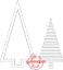 Afbeeldingen van Graphic Christmas Tree - stansen (normaal €8,00)