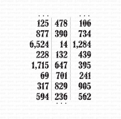 Number table