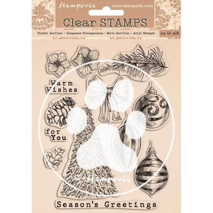 Picture of Stamperia Romantic Christmas Clear Stamps