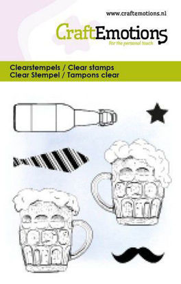CraftEmotions clearstamps 6x7cm - Bier