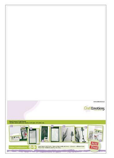 CraftEmotions EasyConnect (dubbelzijdig klevend) Craft sheets A4 - 5 sheets