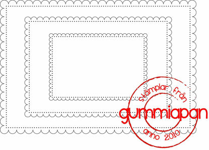 140 x 95 mm, 105 x 71 mm samt 70 x 47 mm