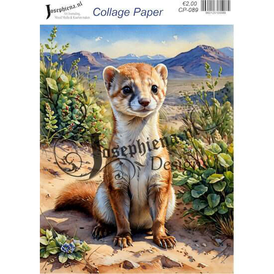 Wild life #4 - Josephiena's collage paper - CP-089